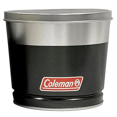 Coleman Outdoor Citronella Candle Decorative Tin Candle for Patio Backyard Outdoor Camping Candle Black Tin Candle with Cover Up to 25 Hours Burn time 11oz
